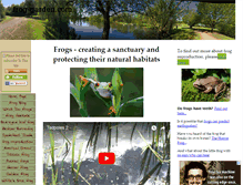 Tablet Screenshot of frog-garden.com
